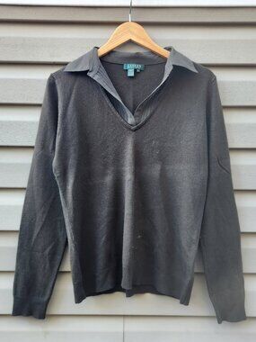 Vintage Lauren Ralph Lauren Light Sweater Cashmere Silk Blend Women's Size Large